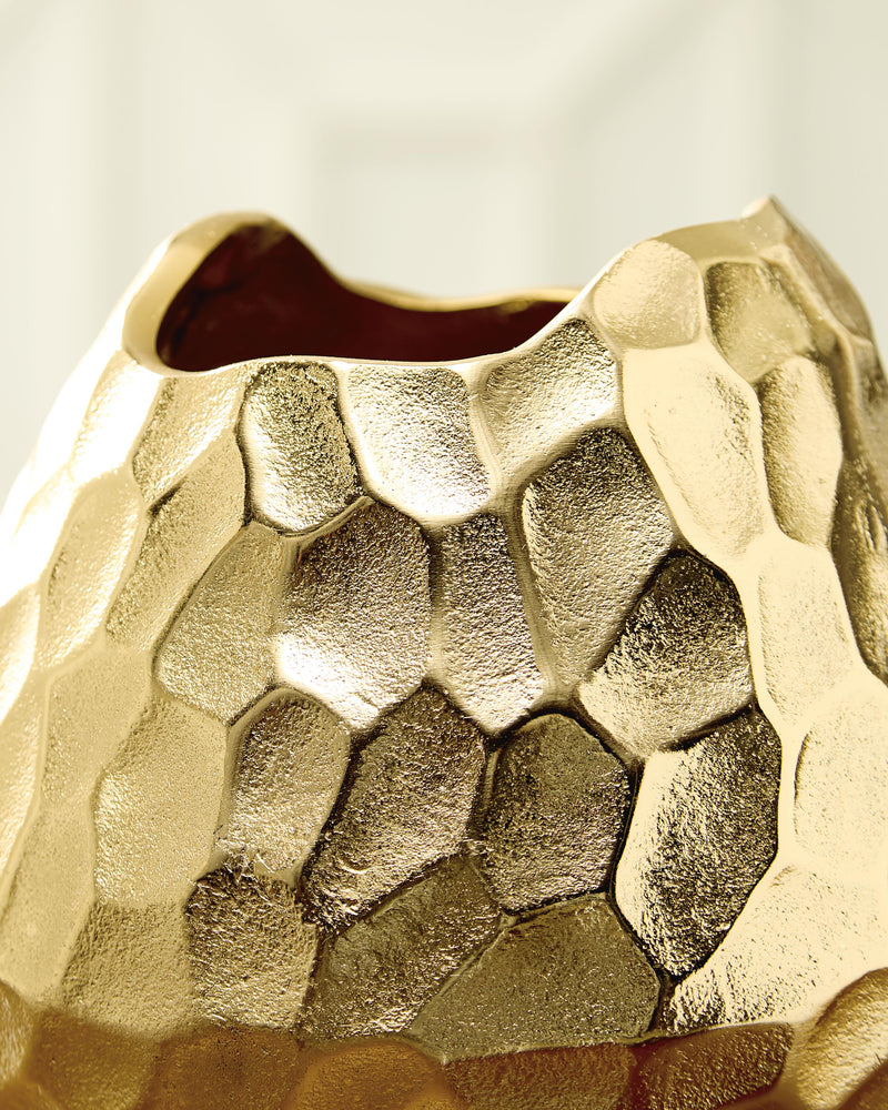 Mohsen Indoor/Outdoor Vases and Bottles - Gold Finish