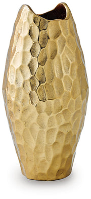 Mohsen Indoor/Outdoor Vases and Bottles - Gold Finish Ferryndale Vase (A2000939)