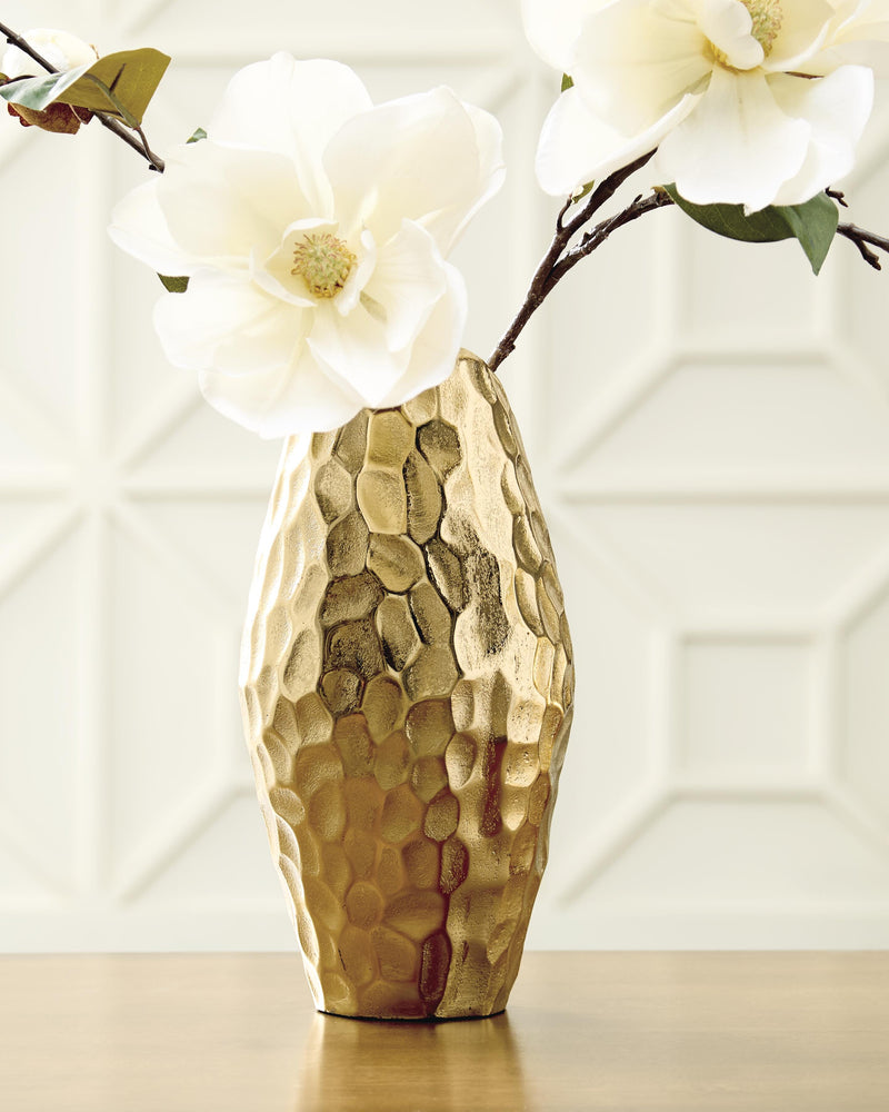 Mohsen Indoor/Outdoor Vases and Bottles - Gold Finish