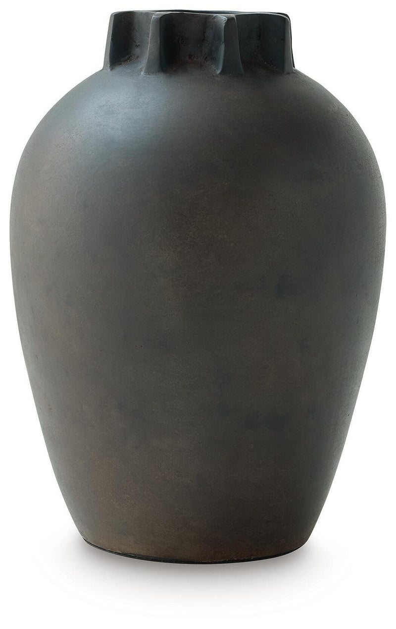 Mohsen Indoor/Outdoor Vases and Bottles - Antique Black