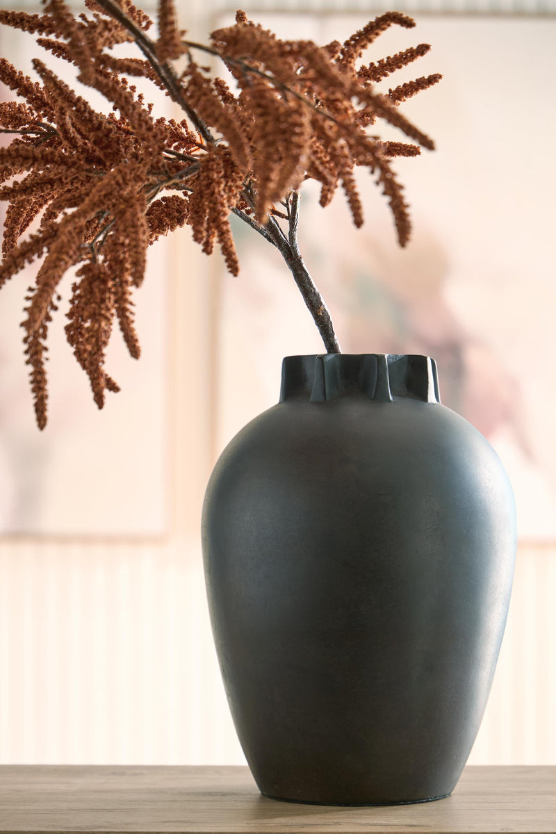 Mohsen Indoor/Outdoor Vases and Bottles - Antique Black