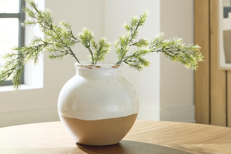 Mohsen Indoor/Outdoor Vases and Bottles - Cream/Tan