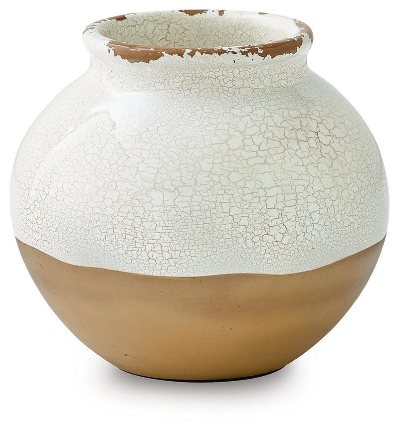 Mohsen Indoor/Outdoor Vases and Bottles - Cream/Tan