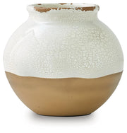 Mohsen Indoor/Outdoor Vases and Bottles - Cream/Tan Vercott Vase (A2000957)