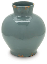 Mohsen Indoor/Outdoor Vases and Bottles - Antique Blue