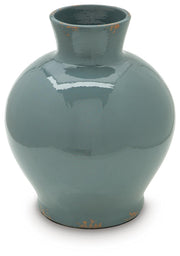 Mohsen Indoor/Outdoor Vases and Bottles - Antique Blue