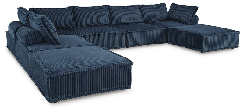 Bales Sectionals 7-Piece Modular Seating Navy