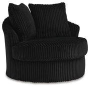 Renley Living Room Chairs Gramwell Swivel Accent Chair Onyx