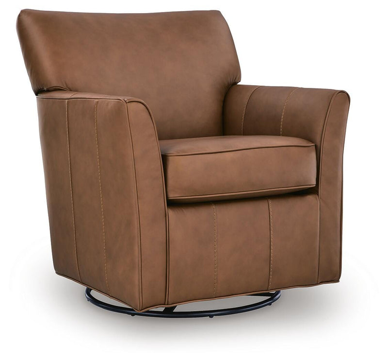Renley Living Room Chairs Caramel