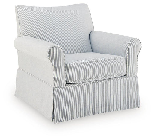Searcy Living Room Chairs White Navy