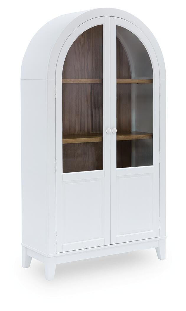 Robin Ridge Storage Cabinets Dagandale Accent Cabinet White Natural