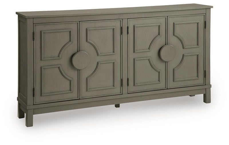 Robin Ridge Storage Cabinets Darlock Accent Cabinet Warm Gray