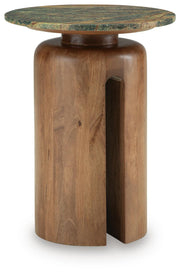 Forestmin Accent Tables Caplow Accent Table Brown Green