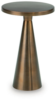 Forestmin Accent Tables Budington Accent Table Light Bronze Finish