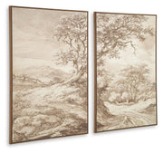 Kalene Wall Art - Beige/Brown