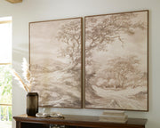Kalene Wall Art - Beige/Brown