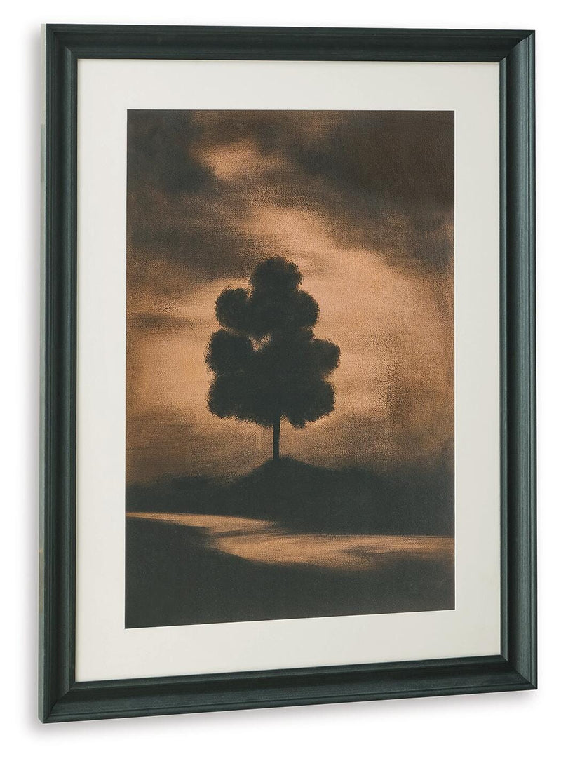 Kalene Wall Art - Brown/Black