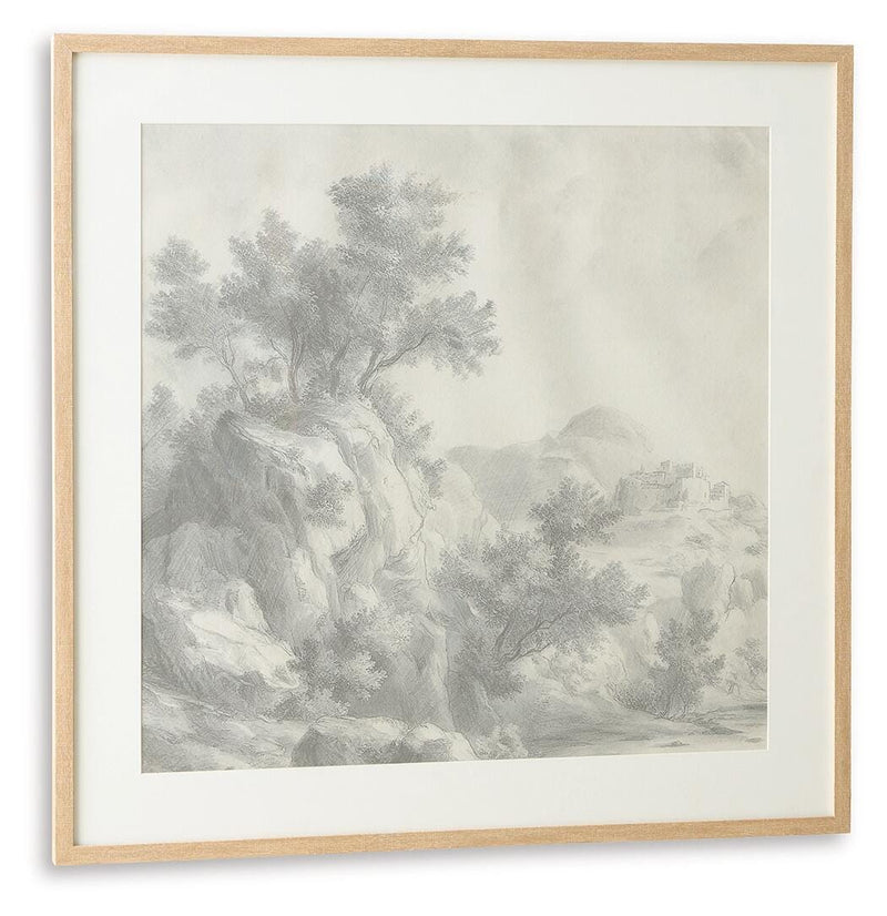 Kalene Wall Art - Gray