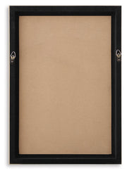 Kalene Wall Art - Black/Walnut