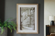 Kalene Wall Art - Black/Walnut
