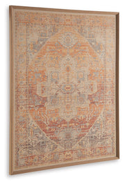 Kalene Wall Art - Red/Orange/Blue