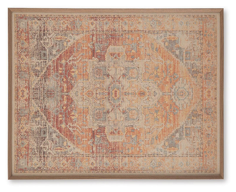 Kalene Wall Art - Red/Orange/Blue