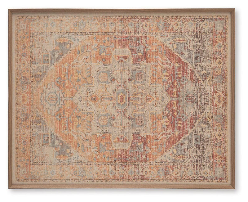 Kalene Wall Art - Red/Orange/Blue