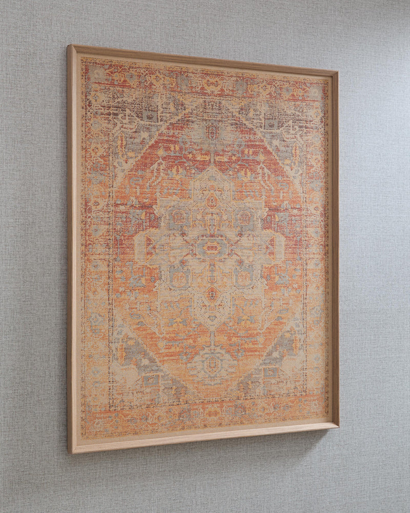 Kalene Wall Art - Red/Orange/Blue