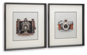 Kalene Wall Art - Black/White/Brown