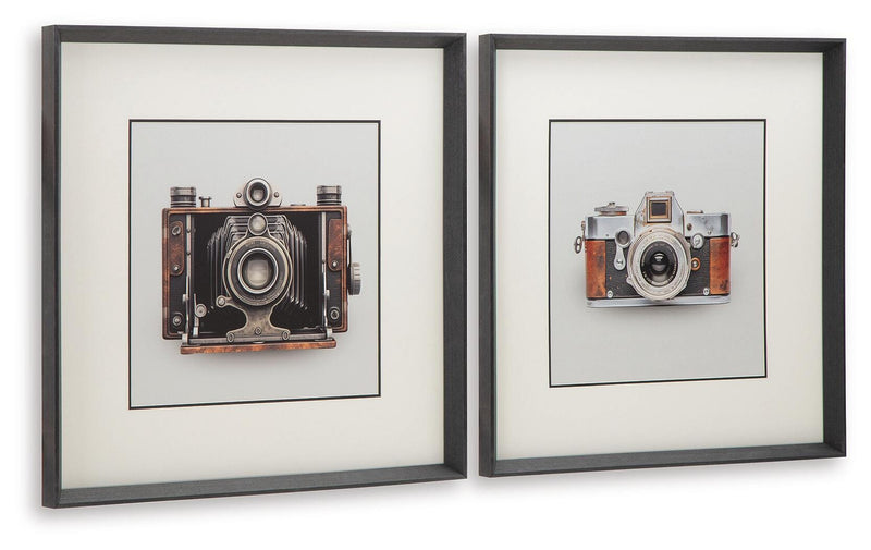 Kalene Wall Art - Black/White/Brown