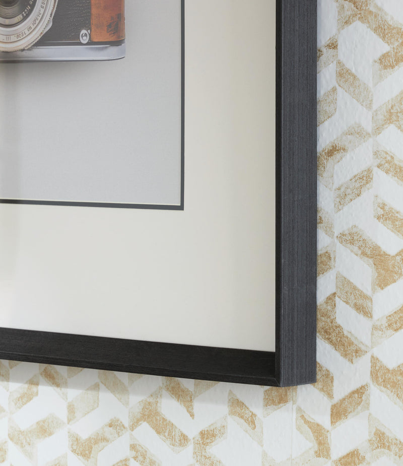 Kalene Wall Art - Black/White/Brown