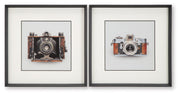 Kalene Wall Art - Black/White/Brown Dirkgrove Wall Art (Set of 2)