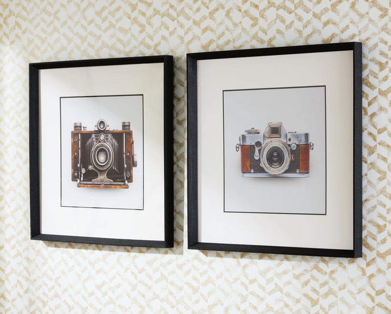 Kalene Wall Art - Black/White/Brown
