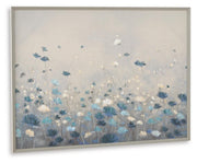 Kalene Wall Art - Gray/Blue/White