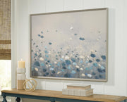 Kalene Wall Art - Gray/Blue/White