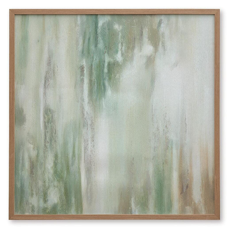 Kalene Wall Art - Green/Brown/White