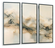 Kalene Wall Art - Black/Gray/Brown