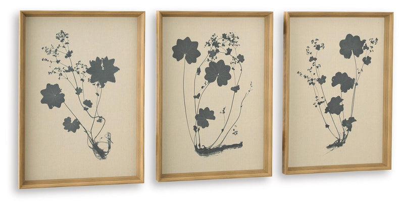 Kalene Wall Art - Linen/Black