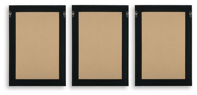 Kalene Wall Art - Linen/Black