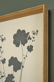 Kalene Wall Art - Linen/Black