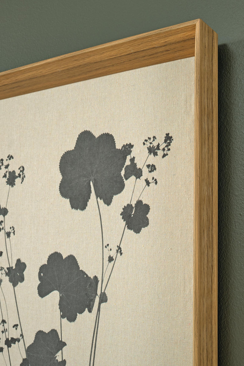 Kalene Wall Art - Linen/Black