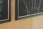 Kalene Wall Art - Black/White/Brown