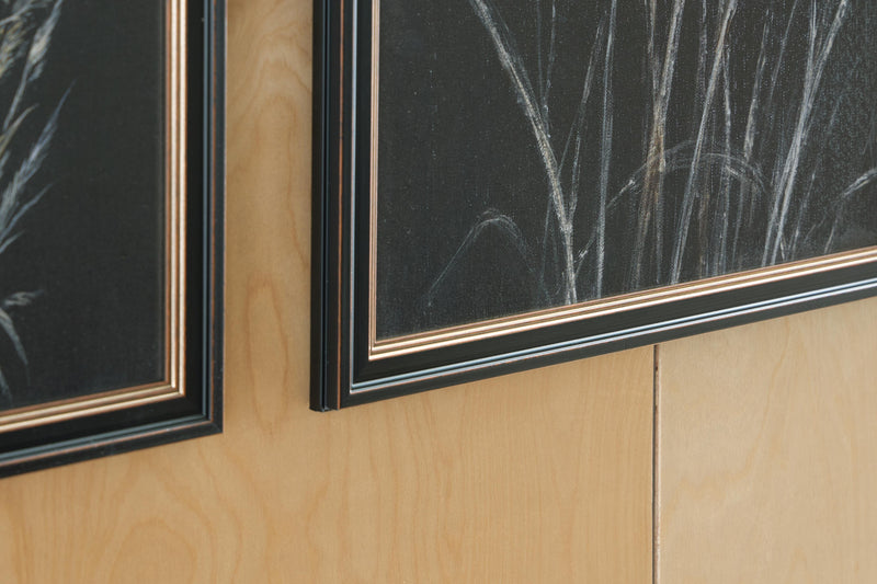 Kalene Wall Art - Black/White/Brown