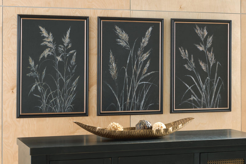 Kalene Wall Art - Black/White/Brown