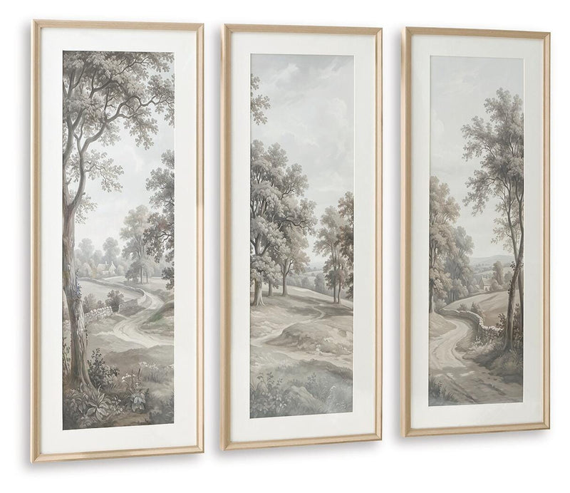 Kalene Wall Art - Taupe/Gray