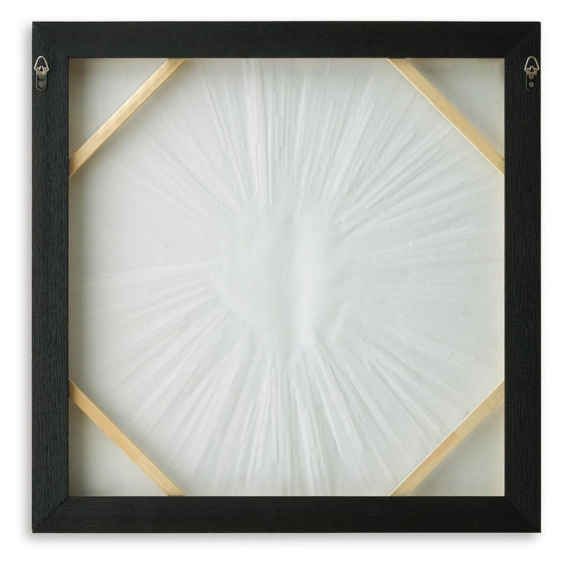 Kalene Wall Art - Black/Gold Finish