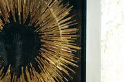 Kalene Wall Art - Black/Gold Finish