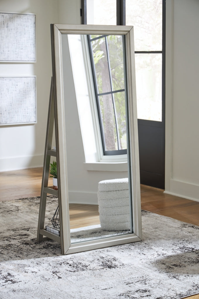Evesen Floor Standing Mirror/Storage