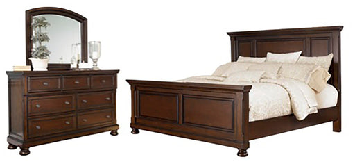 Porter Bedroom Sets King Mirrored Dresser
