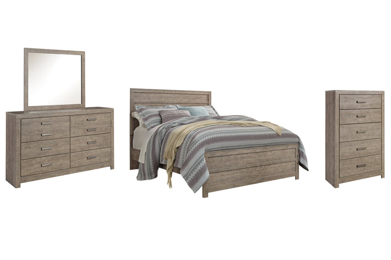 Culverbach Panel Bed, Dresser, Mirror, Chest & Nightstand, Bedroom Set